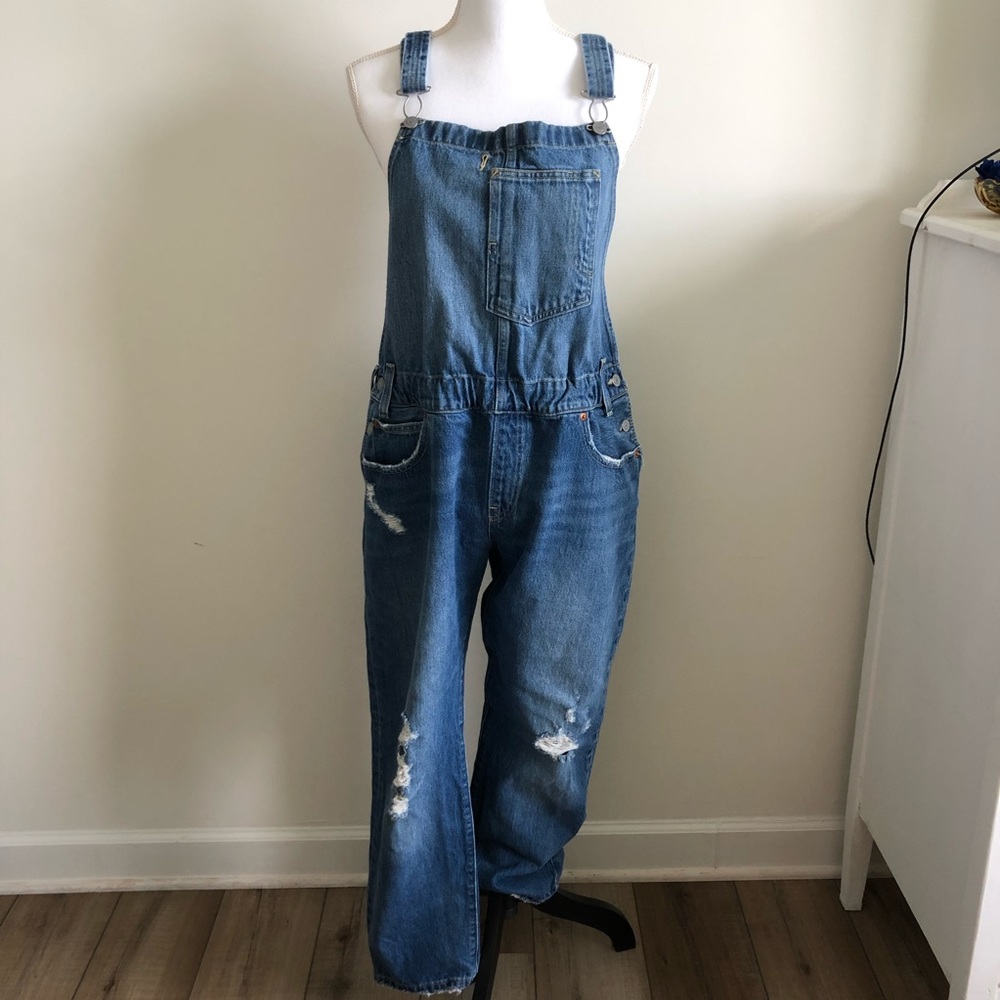 Levi’s Boyfriend Distressed Overall.